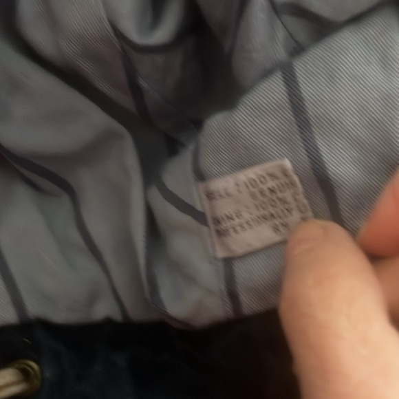 Cute Vintage Havoc Denim/jean leather distressed jacket - Picture 12 of 14